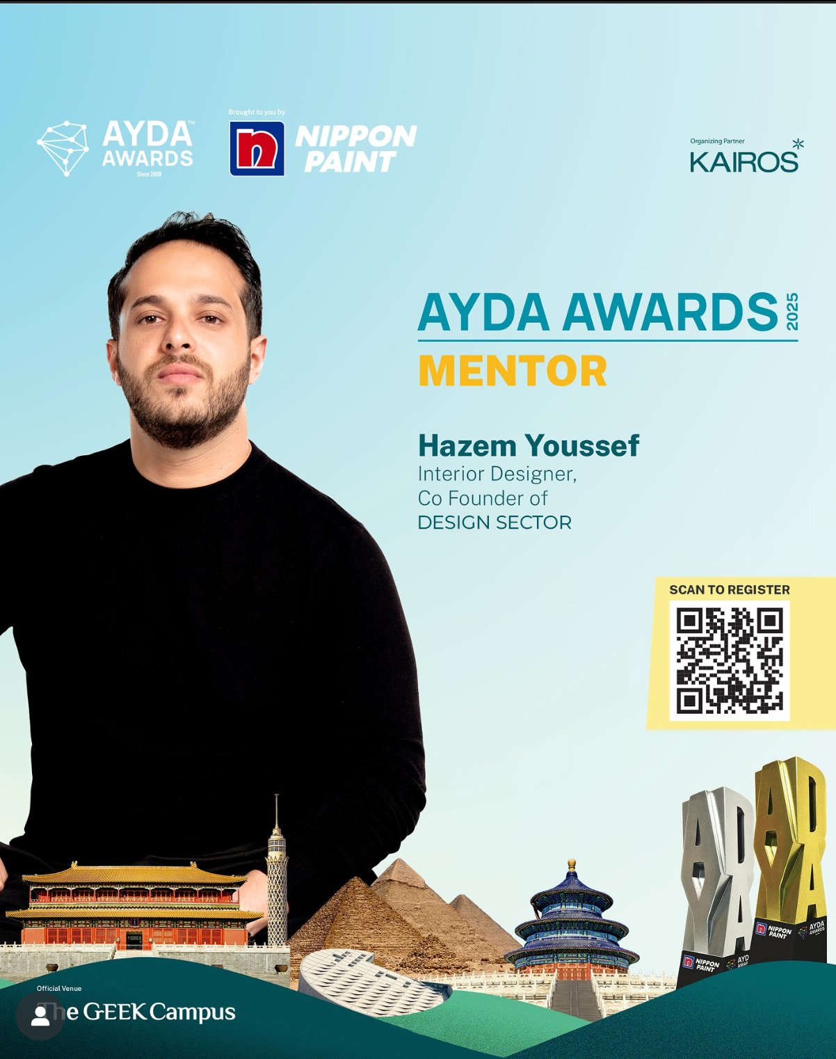 AYDA AWARDS PRESENTED TO OUR CO-FOUNDER HAZEM YOUSSEF